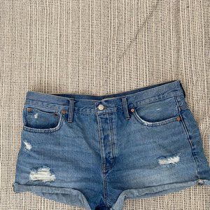 Madewell Relaxed Denim Shorts